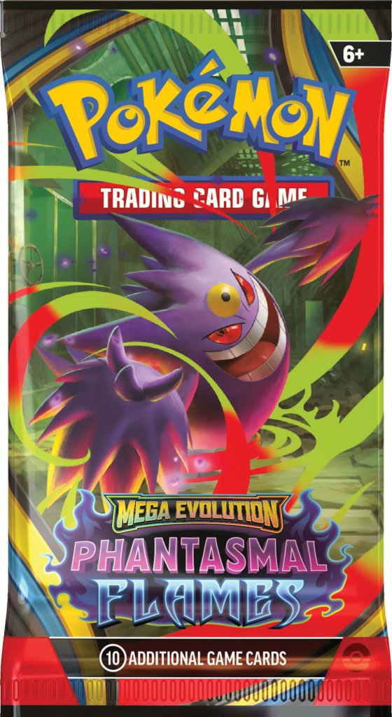 Caja de refuerzo Llamas Fantasmales de Megaevolución de Pokémon TCG