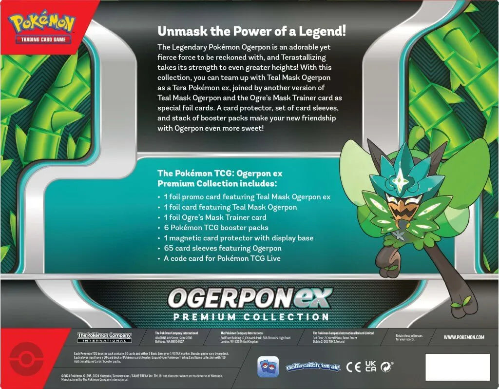 290-41319 POKEMON TCG Ogerpon ex Premium Collection - Pokemon - Titan Pop Culture