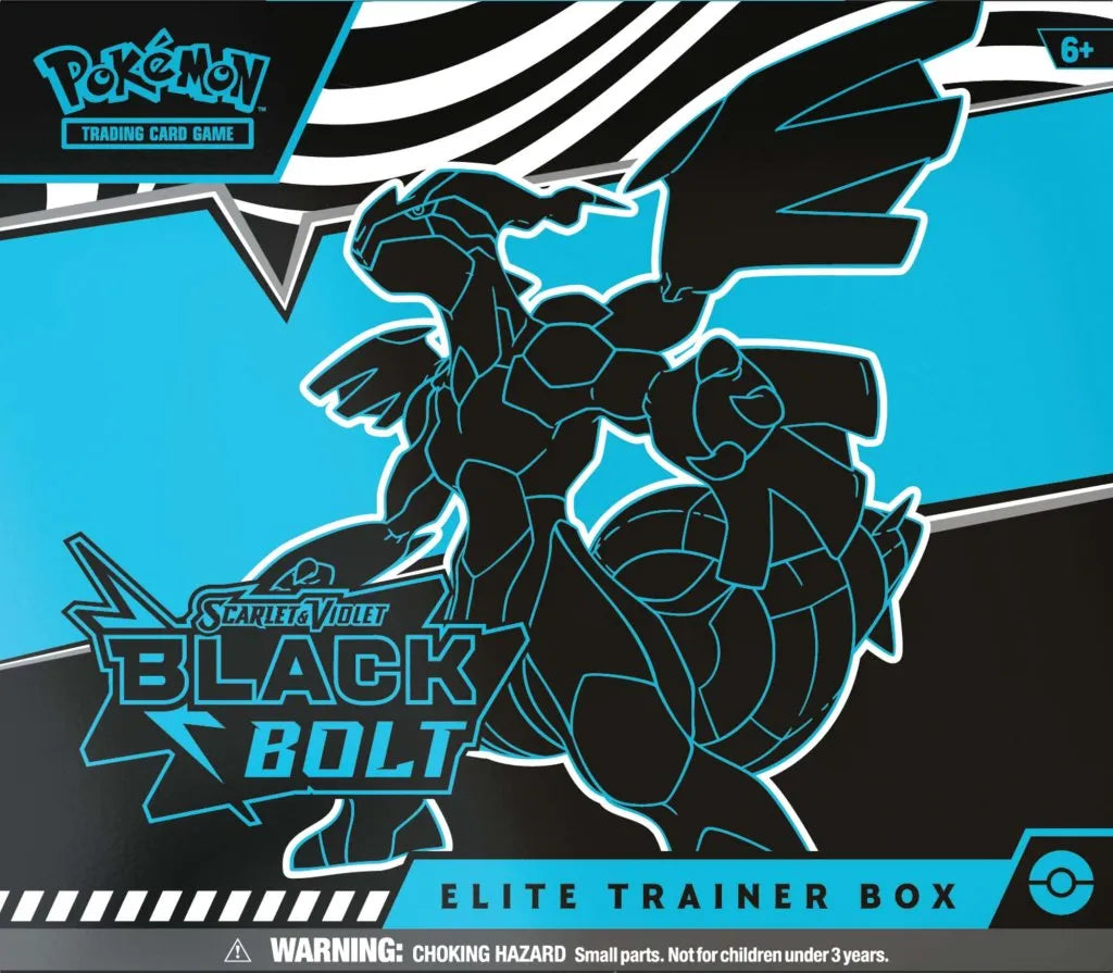 Pokemon TCG: Scarlet & Violet— Black Bolt Elite Trainer Box
