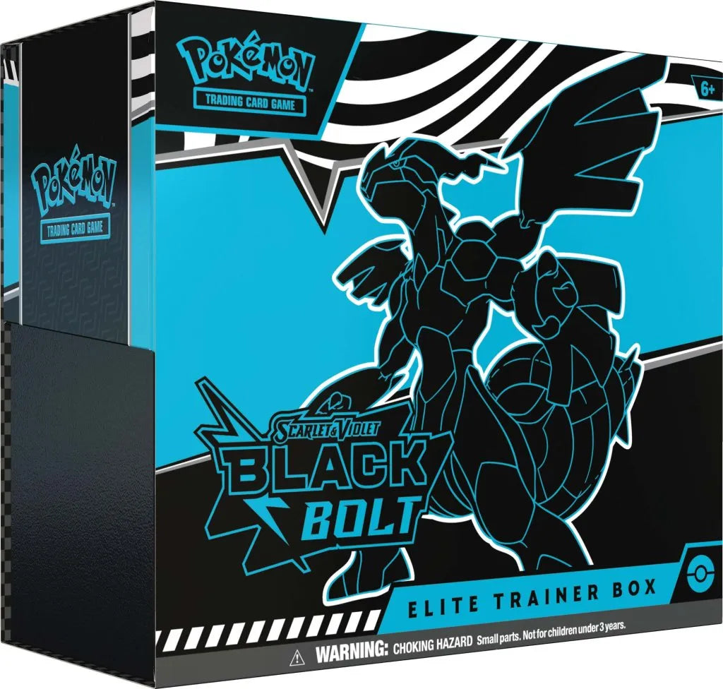 Pokemon TCG: Scarlet & Violet— Black Bolt Elite Trainer Box