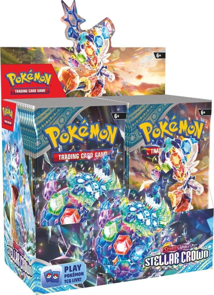 190-41279 POKEMON TCG Scarlet & Violet 7 Stellar Crown Booster Box - Pokemon - Titan Pop Culture