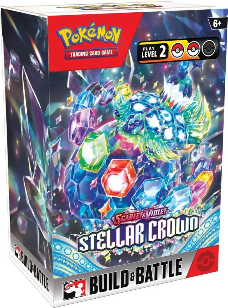 190-85927 POKEMON TCG Scarlet & Violet 7 Stellar Crown Build & Battle Box - Pokemon - Titan Pop Culture