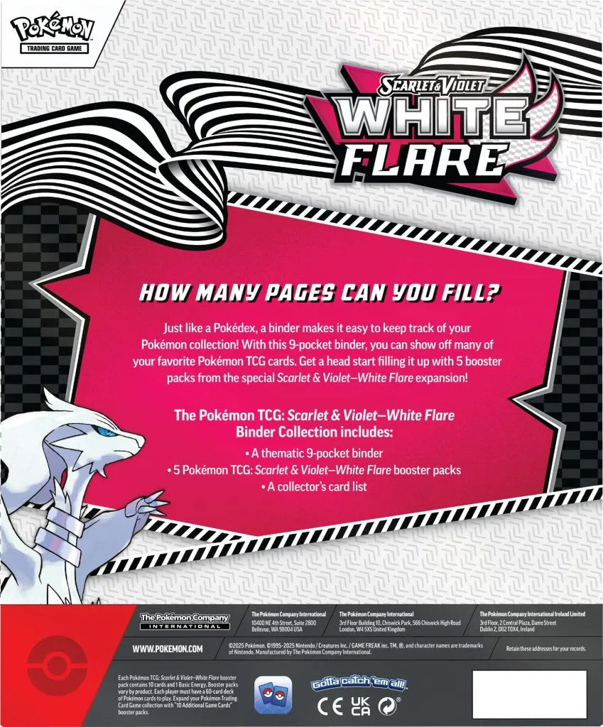 Pokemon TCG: Scarlet & Violet—White Flare Binder Collection