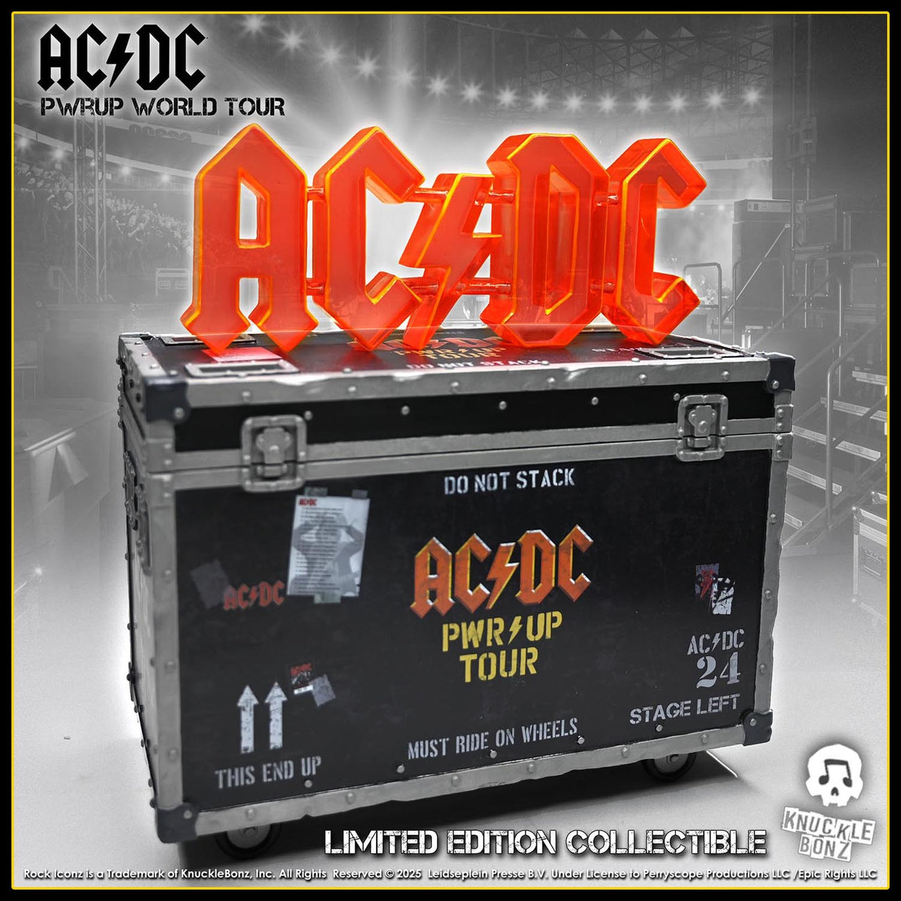 AC/DC - Pwr Up Tour Road Case Statue