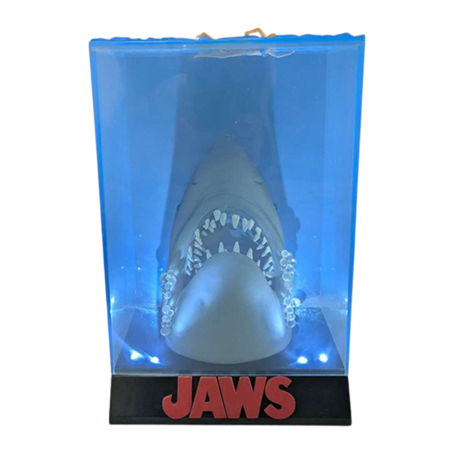 Tiburón - Diorama 3D iluminado del 50.º aniversario de la película