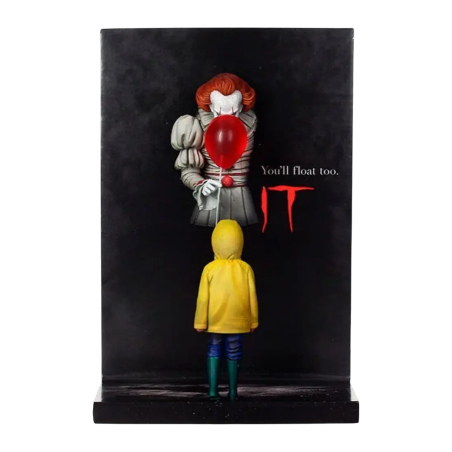 It (2017) - Pennywise & Georgie 3D Poster Figure