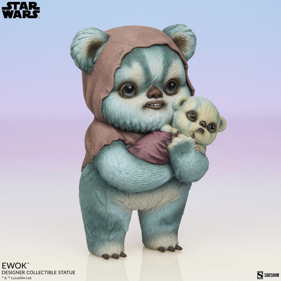 SID700242 Star Wars - Ewok Designer Statue - Sideshow Collectibles - Titan Pop Culture