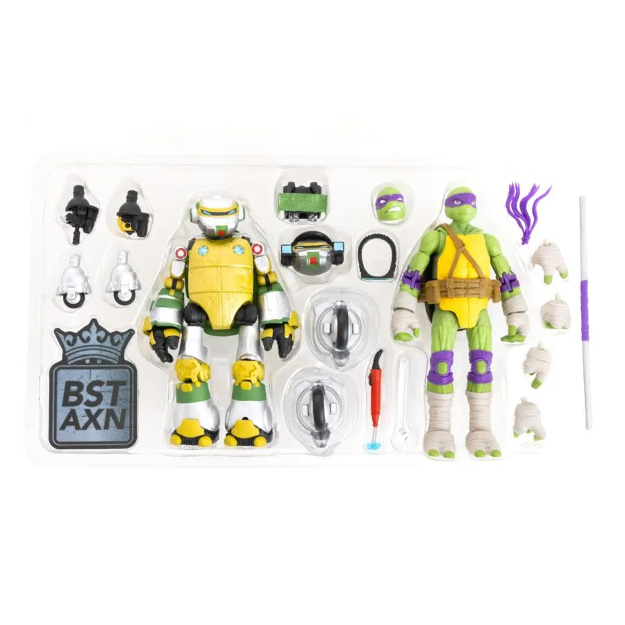 Teenage Mutant Ninja Turtles - Metalhead & Donatello BST AXN 1:15 Scale Action Figure [2 Pack]