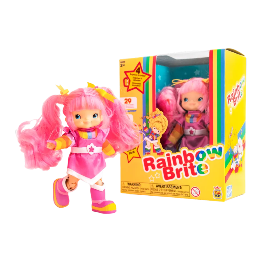 TLSFD5RBPIN01 Rainbow Brite - Tickled Pink 5.5'' Fashion Doll - The Loyal Subjects - Titan Pop Culture