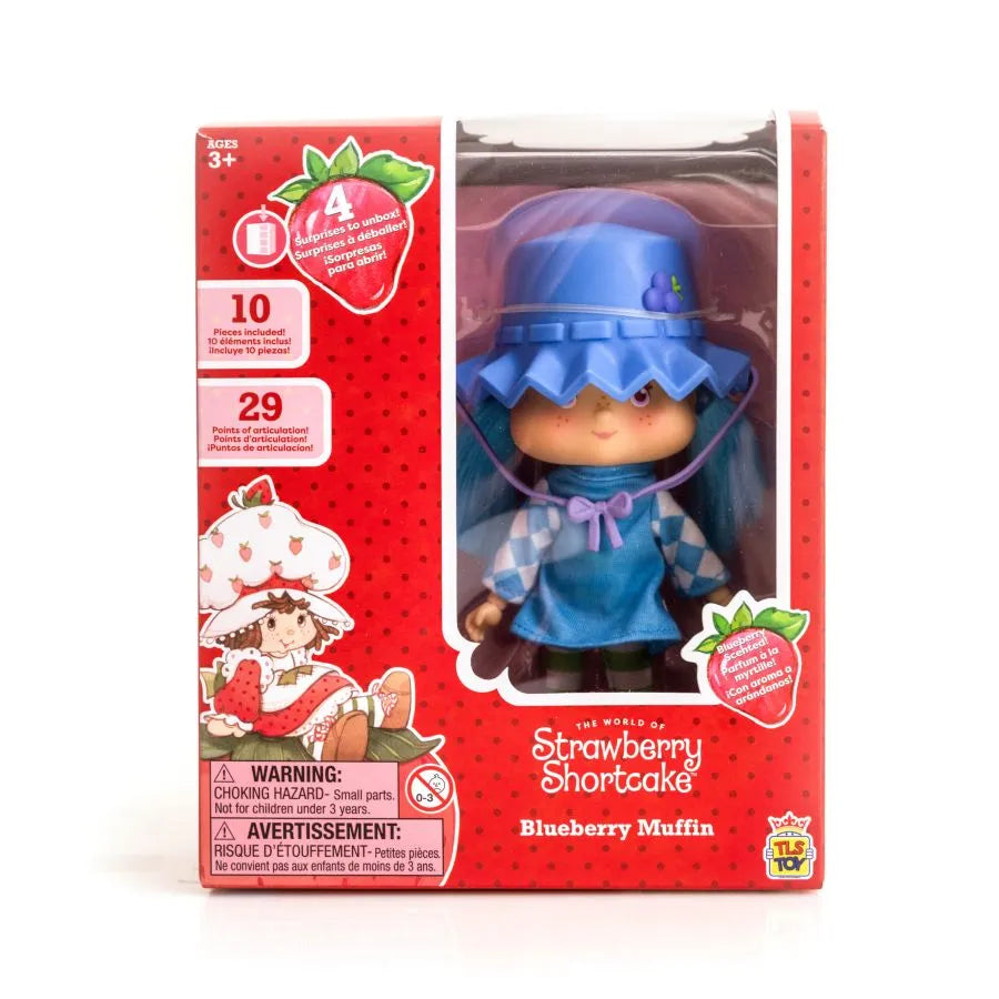 TLSFD5SSBLU01 Strawberry Shortcake - Blueberry Muffin 5.5'' Fashion Doll - The Loyal Subjects - Titan Pop Culture