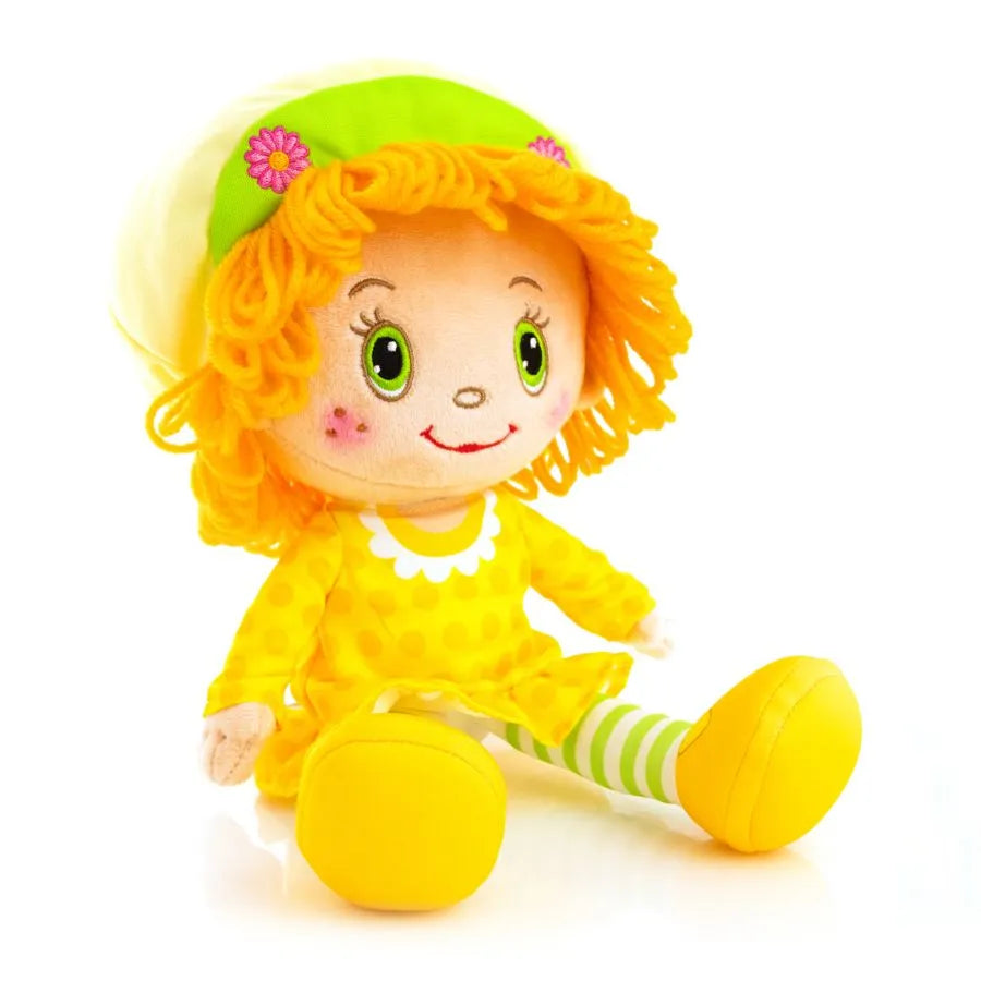 Muñeca de trapo de 14" de Strawberry Shortcake y Lemon Merinqure