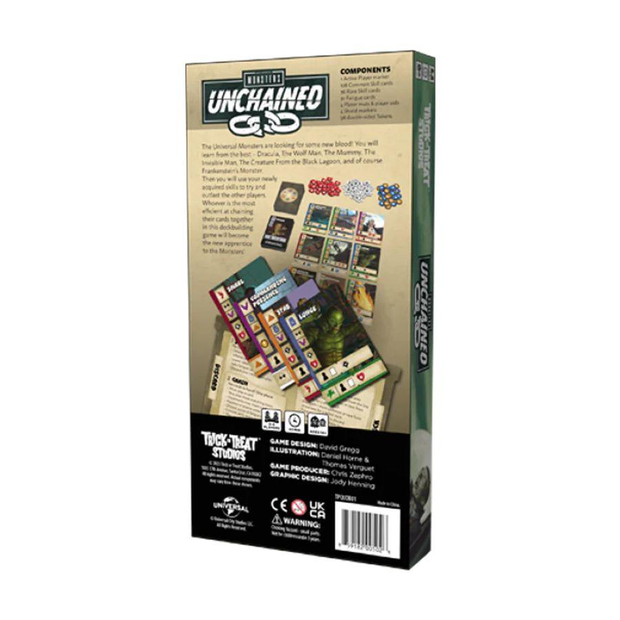 TTSTPQUDB01 Universal Monsters - Unchained Board Game - Trick or Treat Studios - Titan Pop Culture