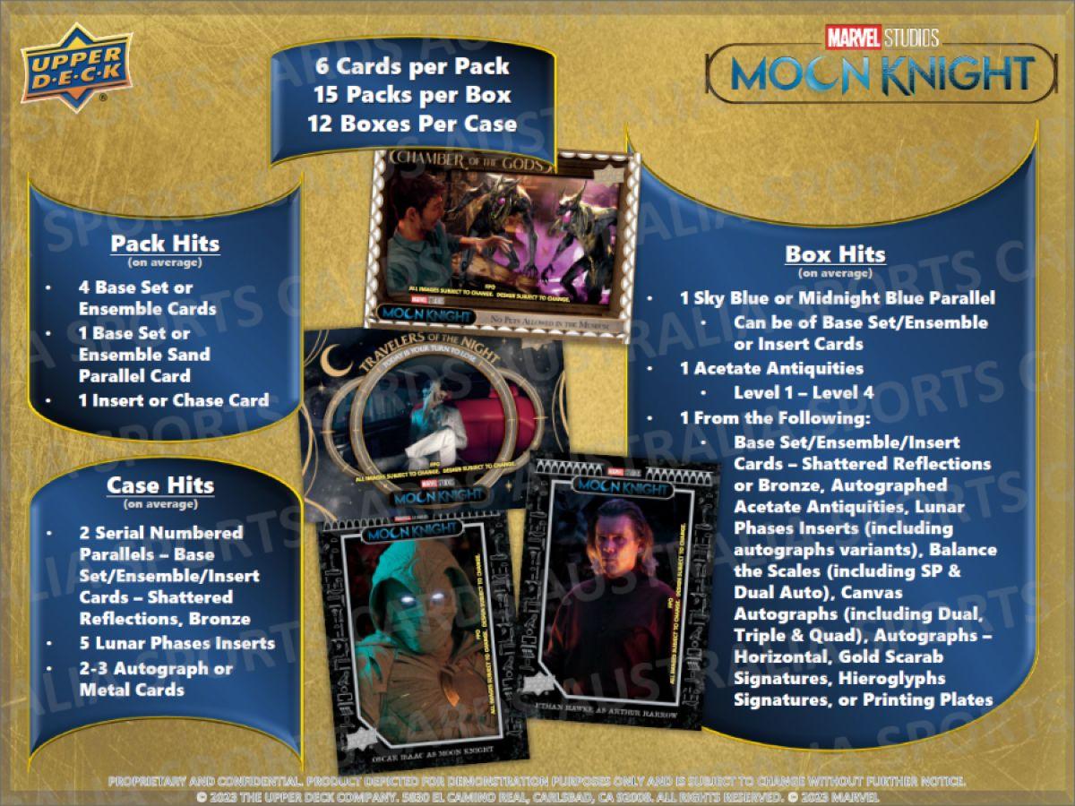 UPP13033 Marvel - Moon Knight Trading Cards (Display of 15) - Upper Deck - Titan Pop Culture