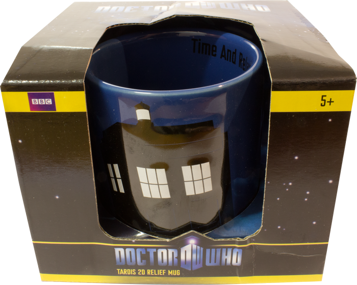Doctor Who - TARDIS 2D Relief Mug