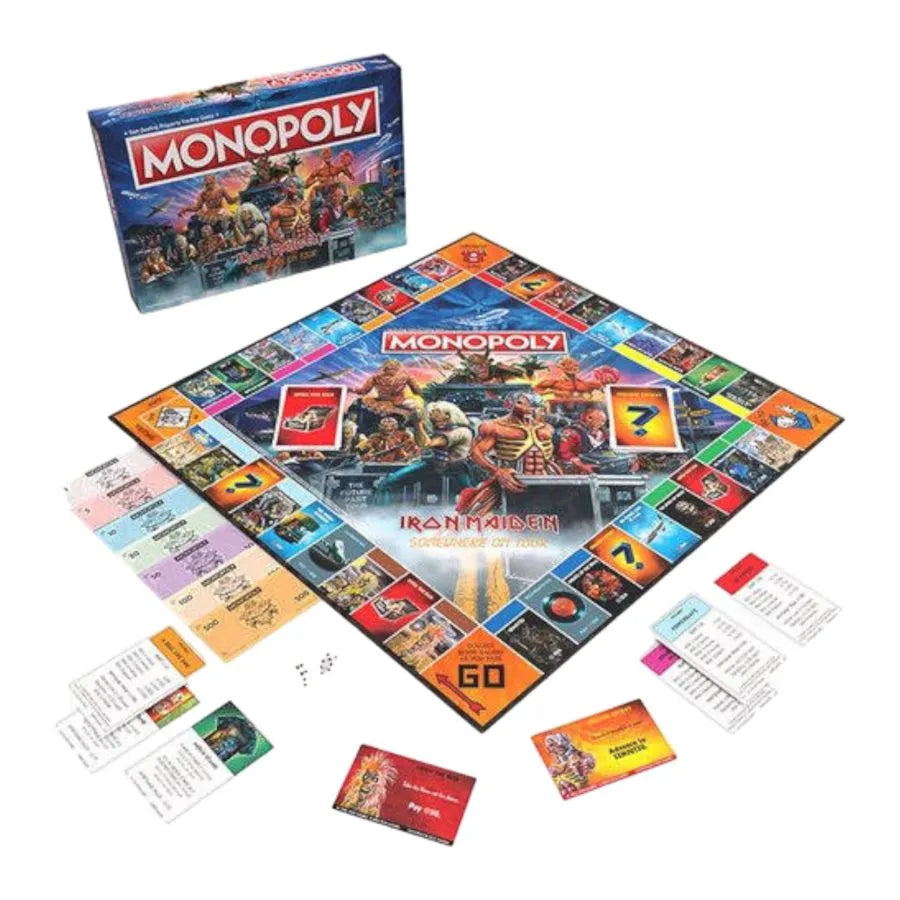 VR-101468 Iron Maiden Monopoly - Winning Moves - Titan Pop Culture