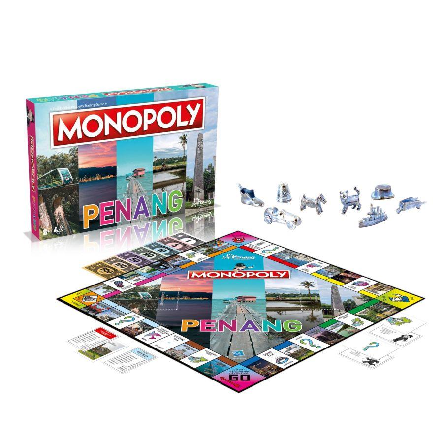 WINWM04239 Monopoly - Penang Edition - Winning Moves - Titan Pop Culture