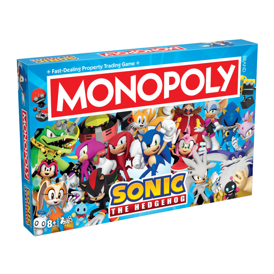 WINWM04624 Monopoly - Sonic The Hedgehog Edition - Winning Moves - Titan Pop Culture