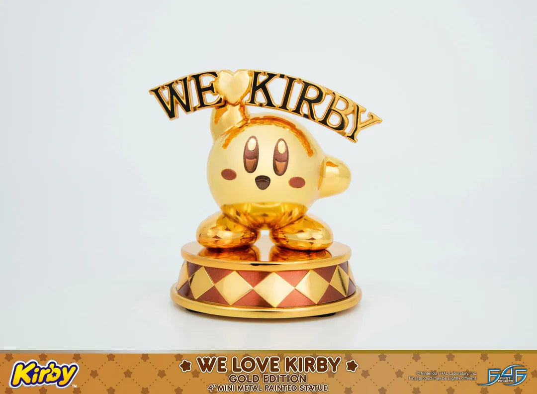 Kirby - We Love Kirby Diecast Statue [Gold Version]