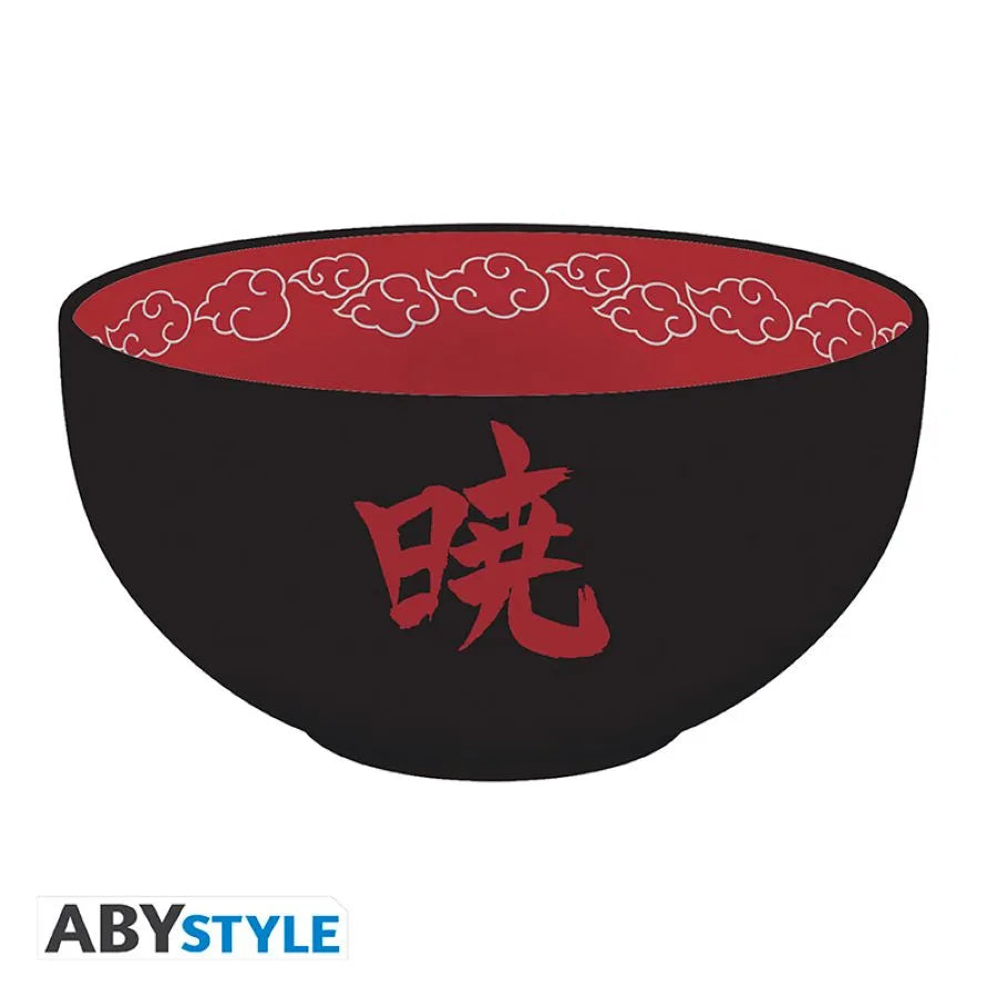 ABYBOL052 Naruto Shippuden - Akatuki Stoneware Bowl (600ml) - ABYstyle - Titan Pop Culture