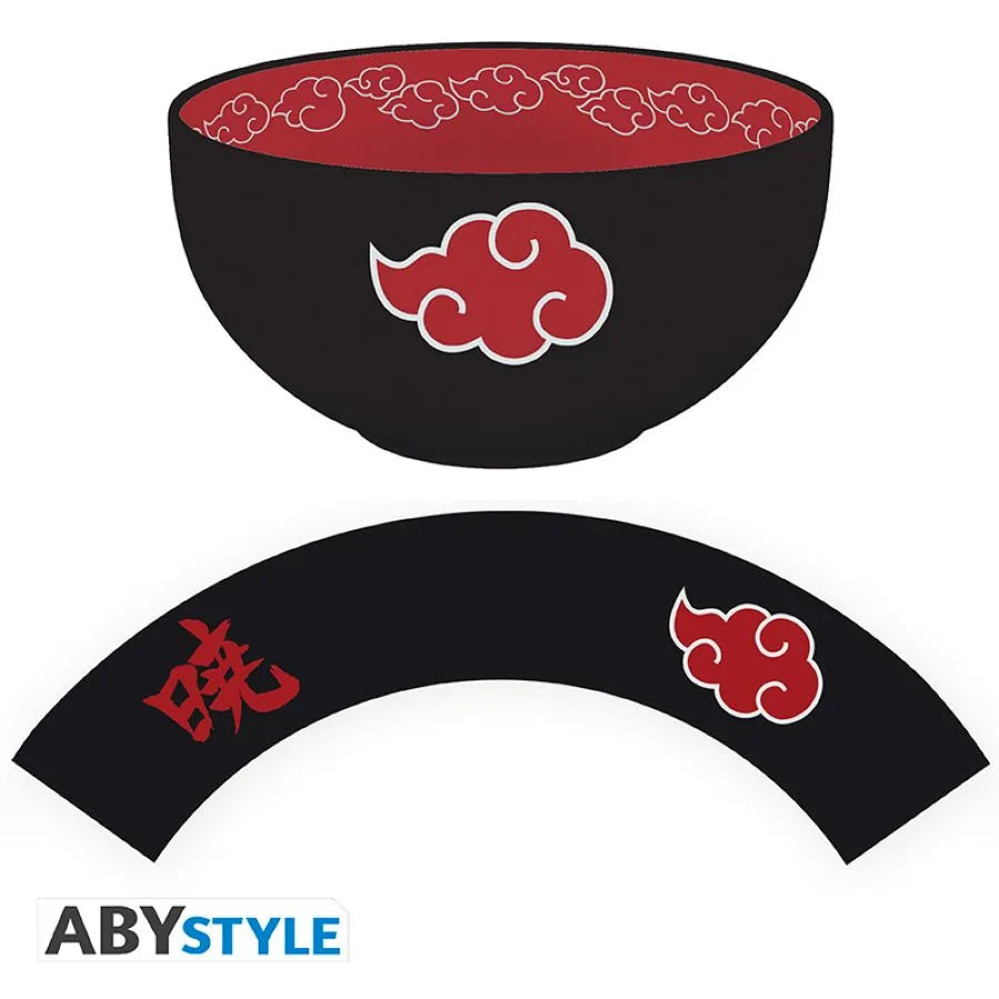 ABYBOL052 Naruto Shippuden - Akatuki Stoneware Bowl (600ml) - ABYstyle - Titan Pop Culture