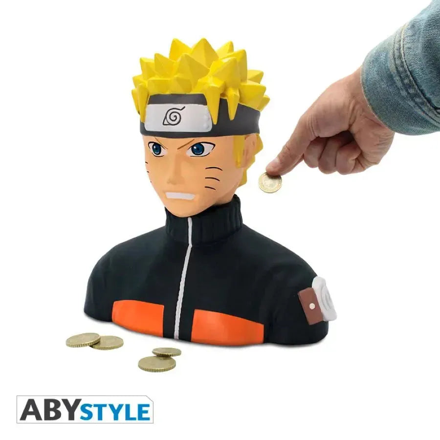 ABYBUS010 Naruto Shippuden - Naruto Vinyl PVC Money Bank - ABYstyle - Titan Pop Culture