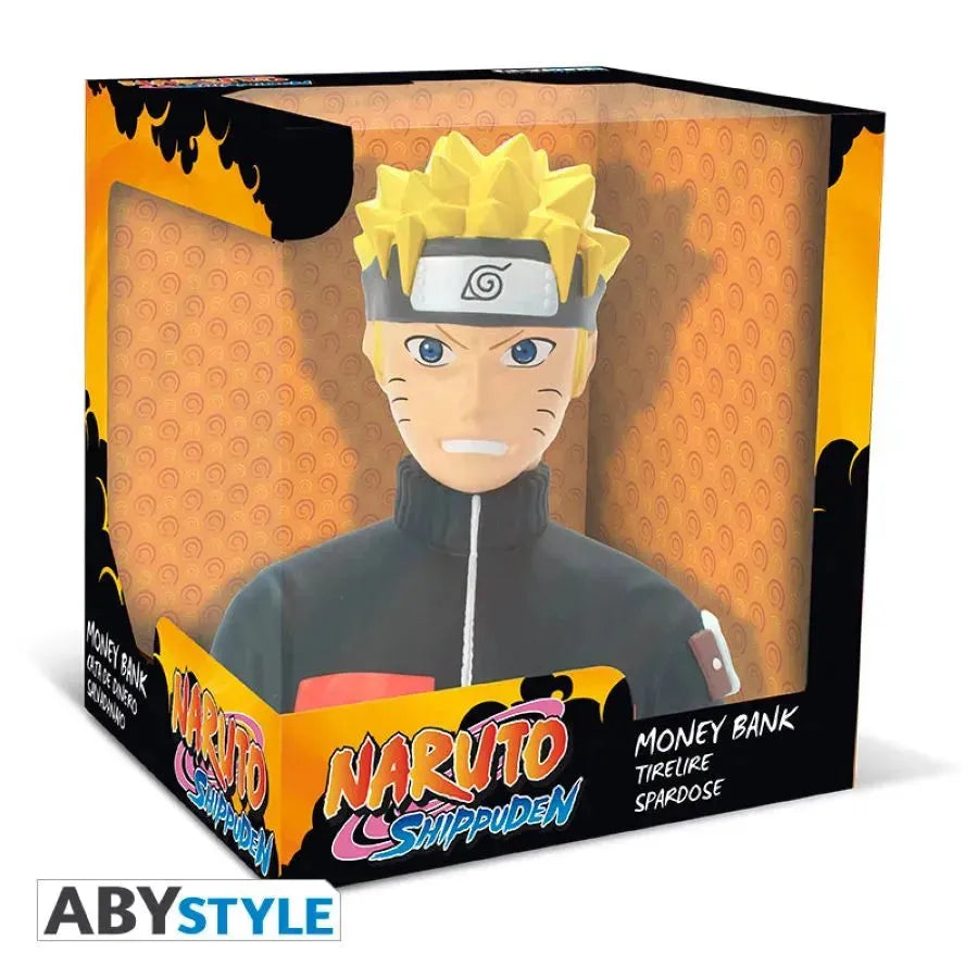 ABYBUS010 Naruto Shippuden - Naruto Vinyl PVC Money Bank - ABYstyle - Titan Pop Culture