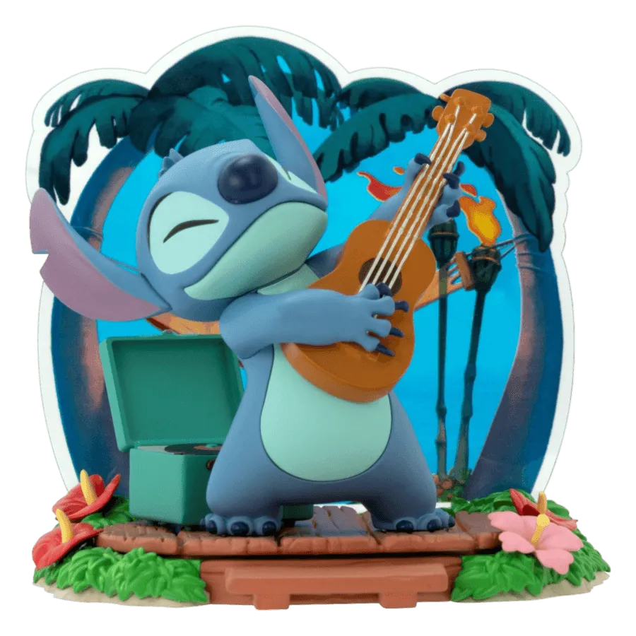 ABYFIG138 Lilo & Stitch - Stitch (with Guitar) 1:10 Scale Figure - ABYstyle - Titan Pop Culture