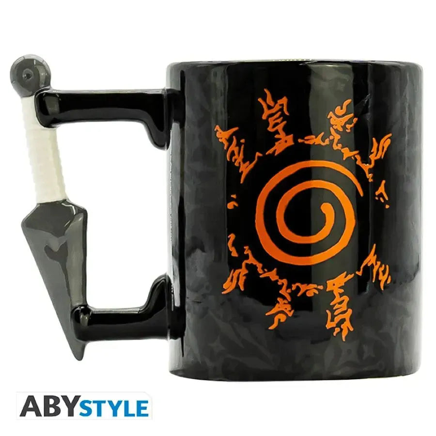 ABYMUGA095 Naruto Shippuden - Kunai Konoha Dolomite 3D Mug - ABYstyle - Titan Pop Culture