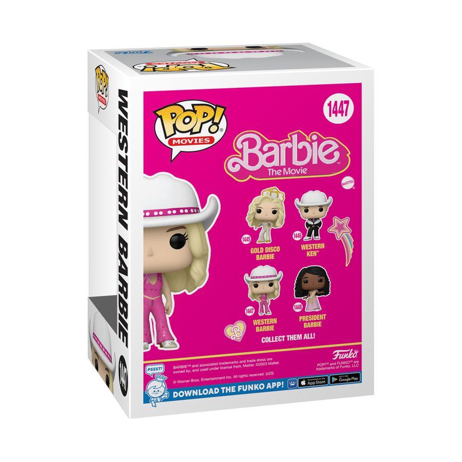 FUN72637 Barbie: The Movie (2023) - Western Barbie Pop! Vinyl - Funko - Titan Pop Culture