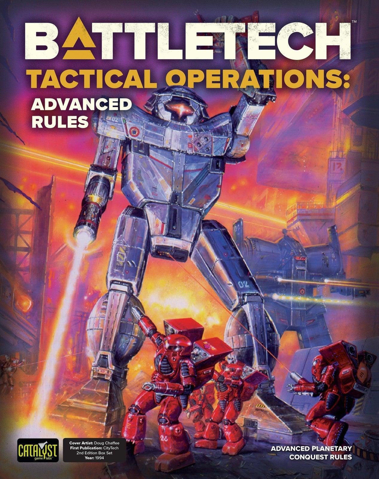 BattleTech Tactical Operations - Advanced Rules Tabletop Gaming / Role Playing Games by Catalyst Game Labs | Titan Pop Culture