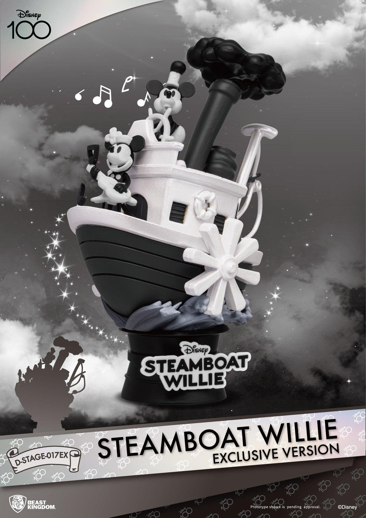 VR-115726 Beast Kingdom D Stage Disney Steamboat Willie Mickey and Minnie Mouse Exclusive Version - Beast Kingdom - Titan Pop Culture