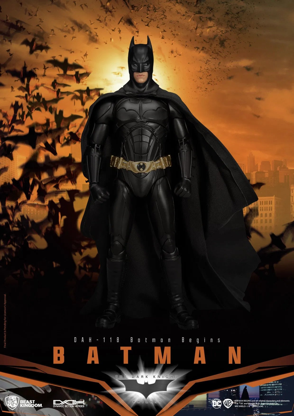 Héroes de acción dinámica del Reino de las Bestias Batman (versión Batman Begins)