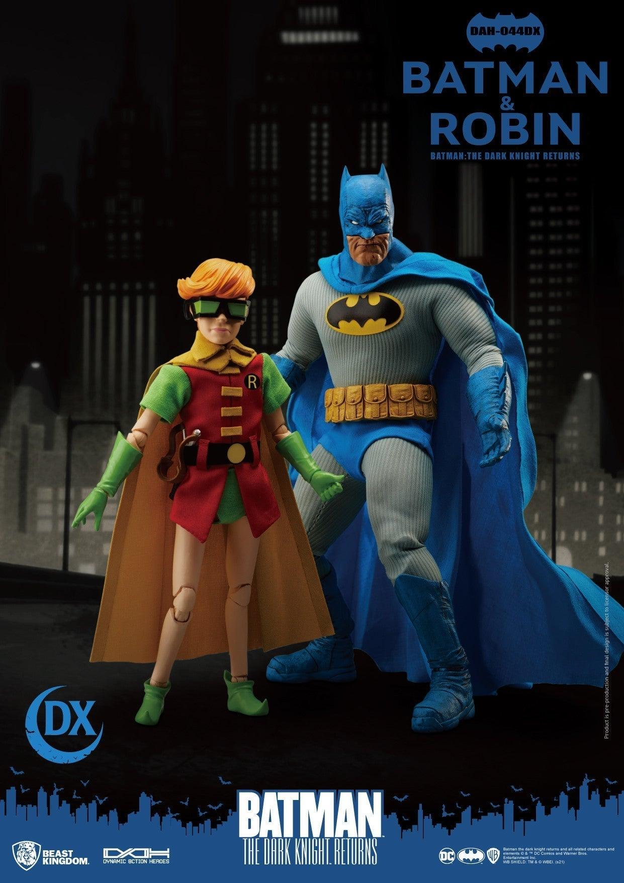 VR-95080 Beast Kingdom Dynamic Action Heroes Batman the Dark Knight Returns Batman & Robin - Beast Kingdom - Titan Pop Culture