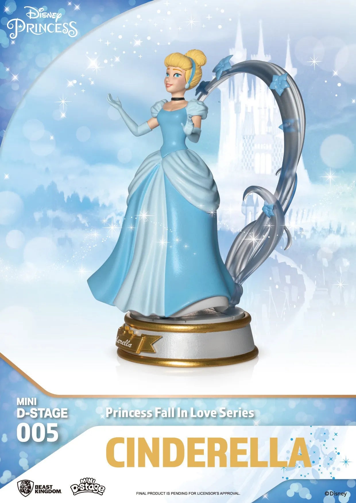 Beast Kingdom Mini D Stage Disney Princess Fall In Love Series Cinderella