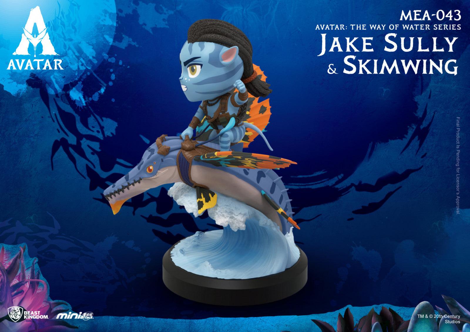 VR-102133 Beast Kingdom Mini Egg Attack Avatar the Way of Water Series Jake Sully & Skimwing - Beast Kingdom - Titan Pop Culture
