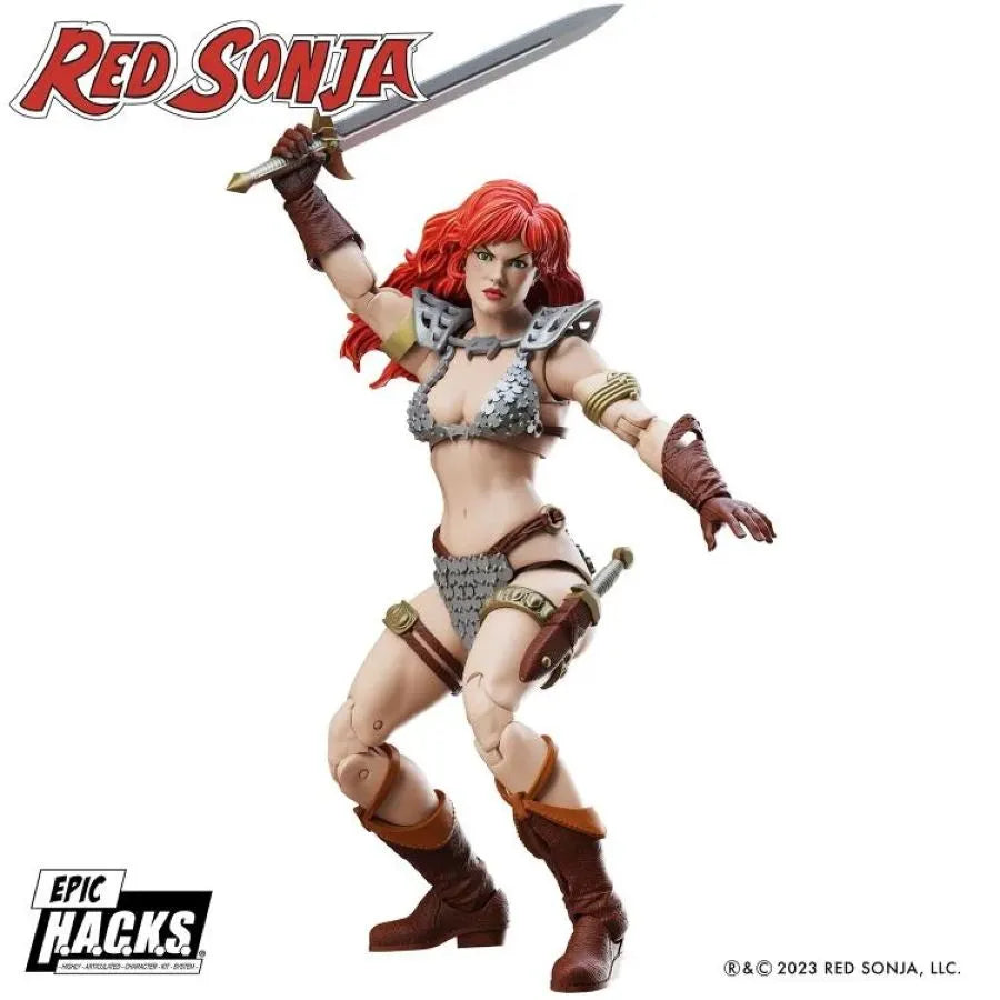 BFSRS0001 Red Sonja - Red Sonja Epic H.A.C.K.S Figure - Boss Fight Studios - Titan Pop Culture