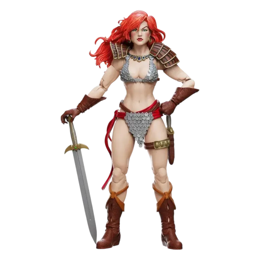 BFSRS0001 Red Sonja - Red Sonja Epic H.A.C.K.S Figure - Boss Fight Studios - Titan Pop Culture