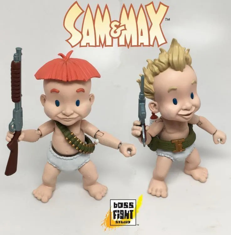 BFSSM003 Sam and Max - Rubber Pants Commandos H.A.C.K.S. Action Figure - Boss Fight Studios - Titan Pop Culture