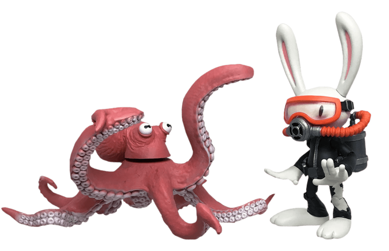 BFSSM004 Sam and Max - Max Scuba H.A.C.K.S. Action Figure - Boss Fight Studios - Titan Pop Culture