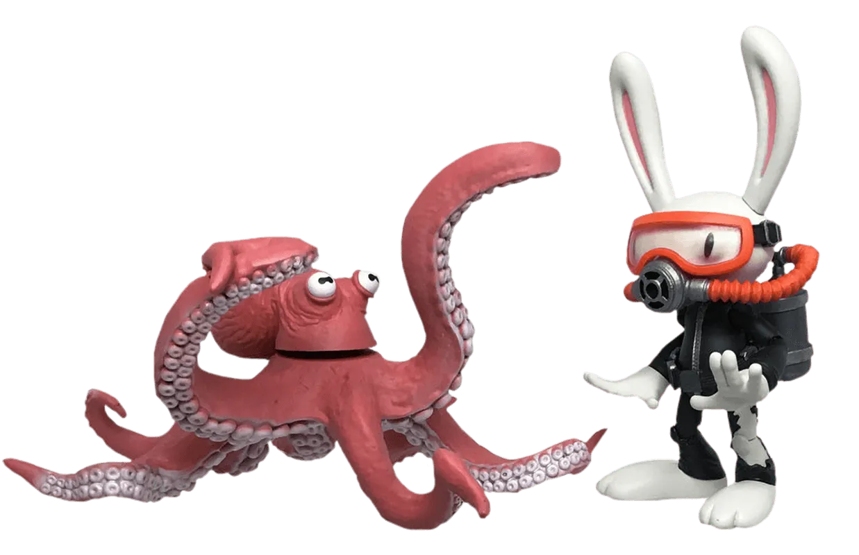 BFSSM004 Sam and Max - Max Scuba H.A.C.K.S. Action Figure - Boss Fight Studios - Titan Pop Culture