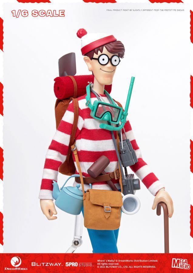 BLI5PRO-MG-20301 Where's Wally? - Wally 1:6 Scale 12" Action Figure - Blitzway - Titan Pop Culture