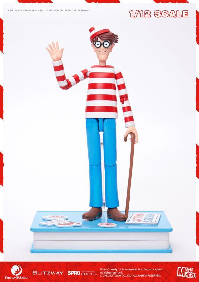 BLI5PRO-MG-20302 Where's Wally? - Wally 1:12 Scale 6" Action Figure - Blitzway - Titan Pop Culture