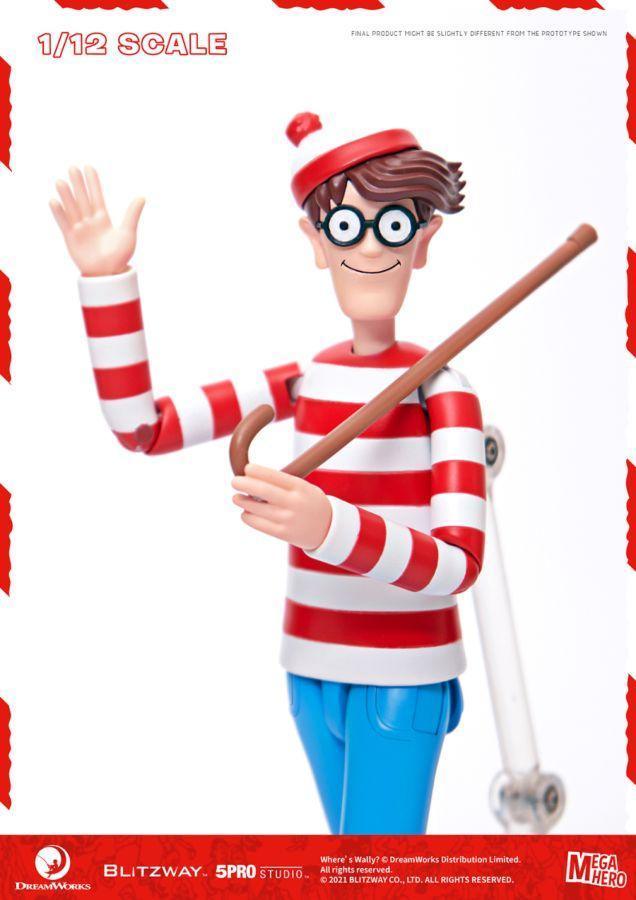 BLI5PRO-MG-20302 Where's Wally? - Wally 1:12 Scale 6" Action Figure - Blitzway - Titan Pop Culture