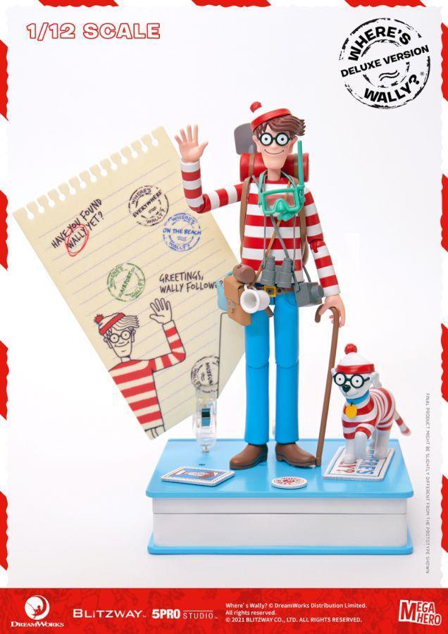 BLI5PRO-MG-20303 Where's Wally? - Wally Deluxe 1:12 Scale 6" Action Figure - Blitzway - Titan Pop Culture