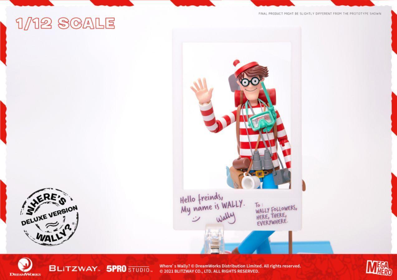 BLI5PRO-MG-20303 Where's Wally? - Wally Deluxe 1:12 Scale 6" Action Figure - Blitzway - Titan Pop Culture