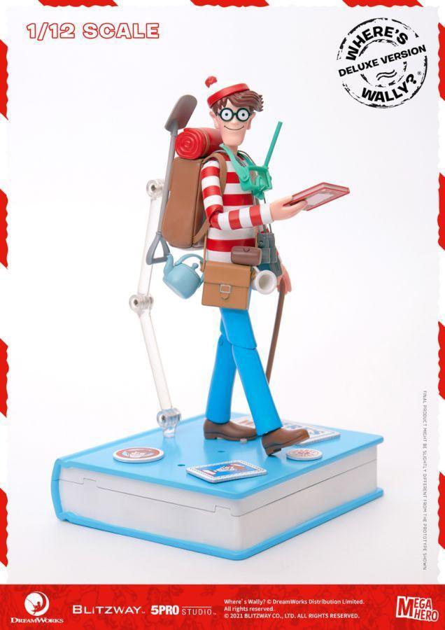 BLI5PRO-MG-20303 Where's Wally? - Wally Deluxe 1:12 Scale 6" Action Figure - Blitzway - Titan Pop Culture