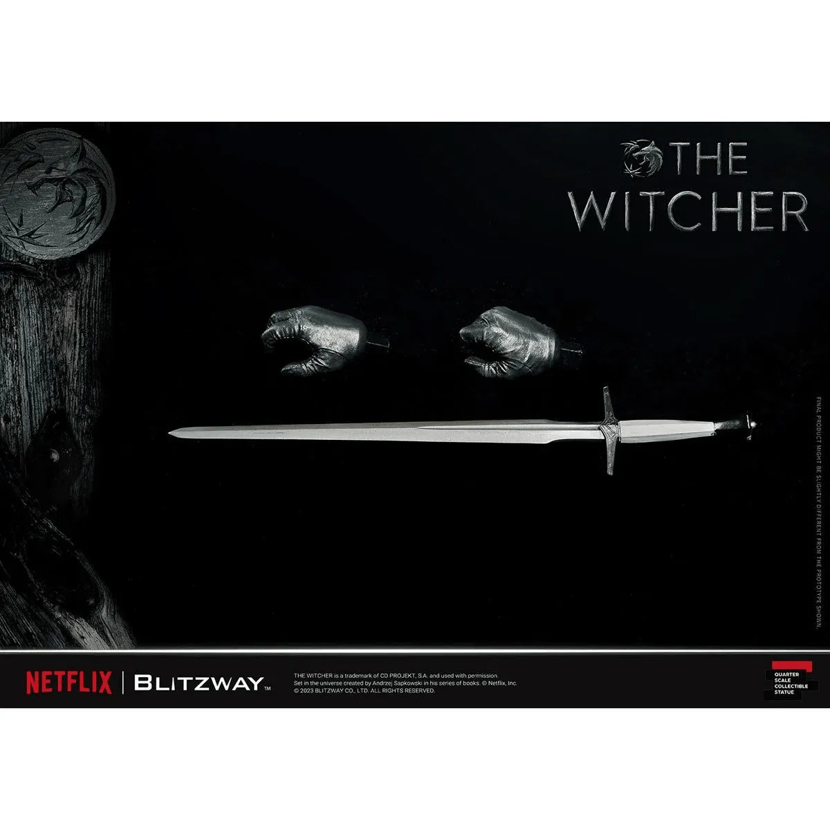 BLIBW-SS-21701 The Witcher (TV) - Geralt of Rivia 1:4 Scale Statue - Blitzway - Titan Pop Culture