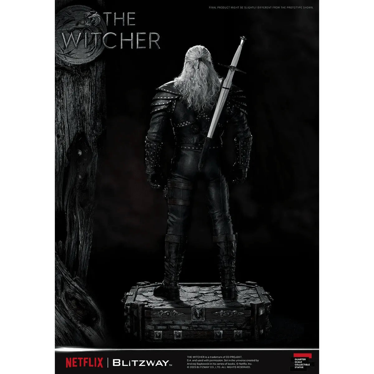 BLIBW-SS-21701 The Witcher (TV) - Geralt of Rivia 1:4 Scale Statue - Blitzway - Titan Pop Culture