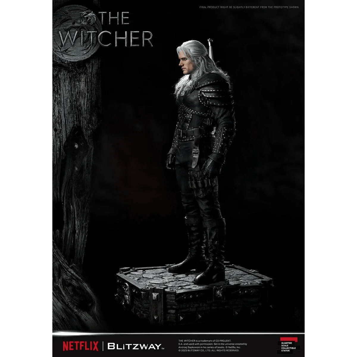 BLIBW-SS-21701 The Witcher (TV) - Geralt of Rivia 1:4 Scale Statue - Blitzway - Titan Pop Culture