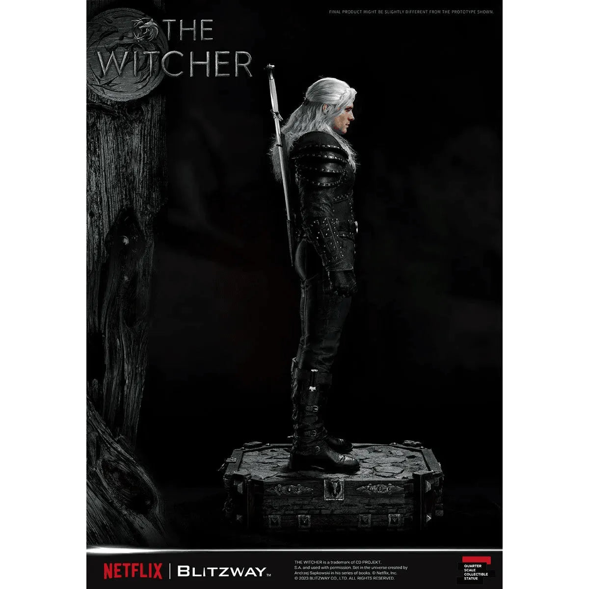 BLIBW-SS-21701 The Witcher (TV) - Geralt of Rivia 1:4 Scale Statue - Blitzway - Titan Pop Culture